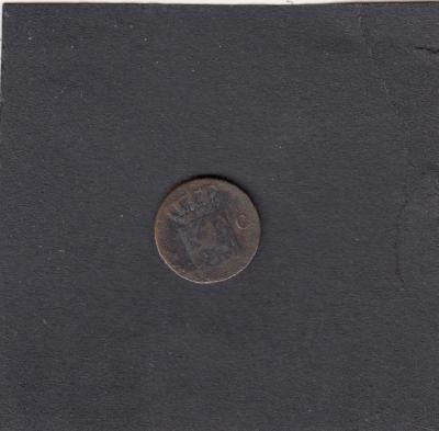 Beschrijving: 1/2 Cent WILLEM III 